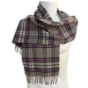 Blarney Woollen Mills Irish Lambswool Plaid Scarf 🇮🇪 – Made in Ireland